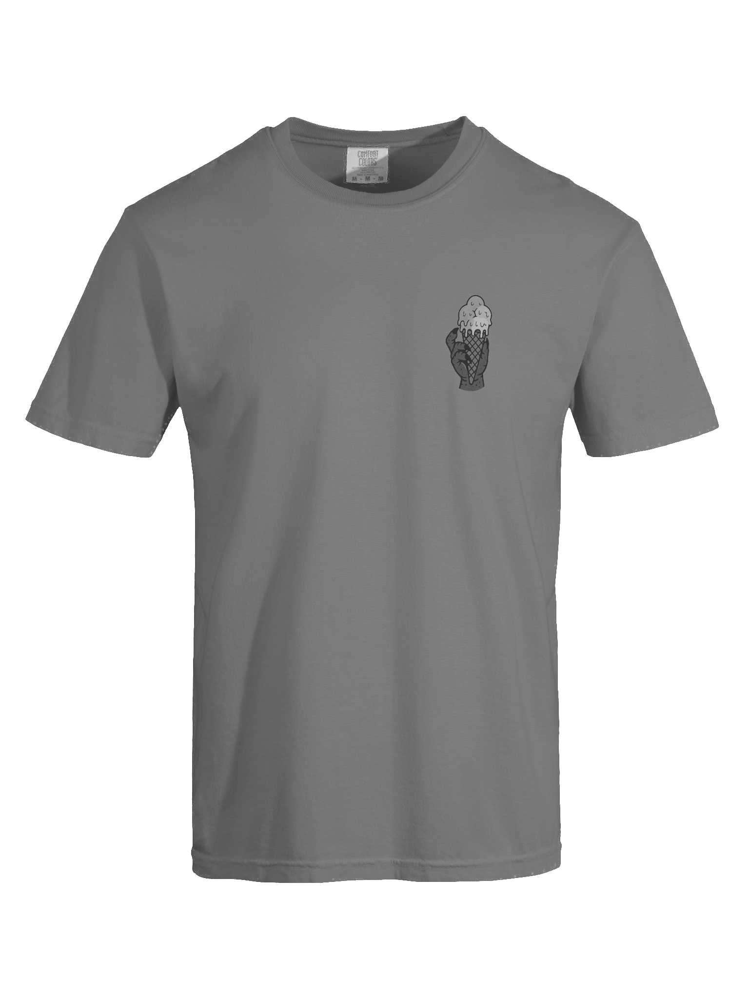FOMOgator Ice Cream Shirt - Greyscale product image (7)