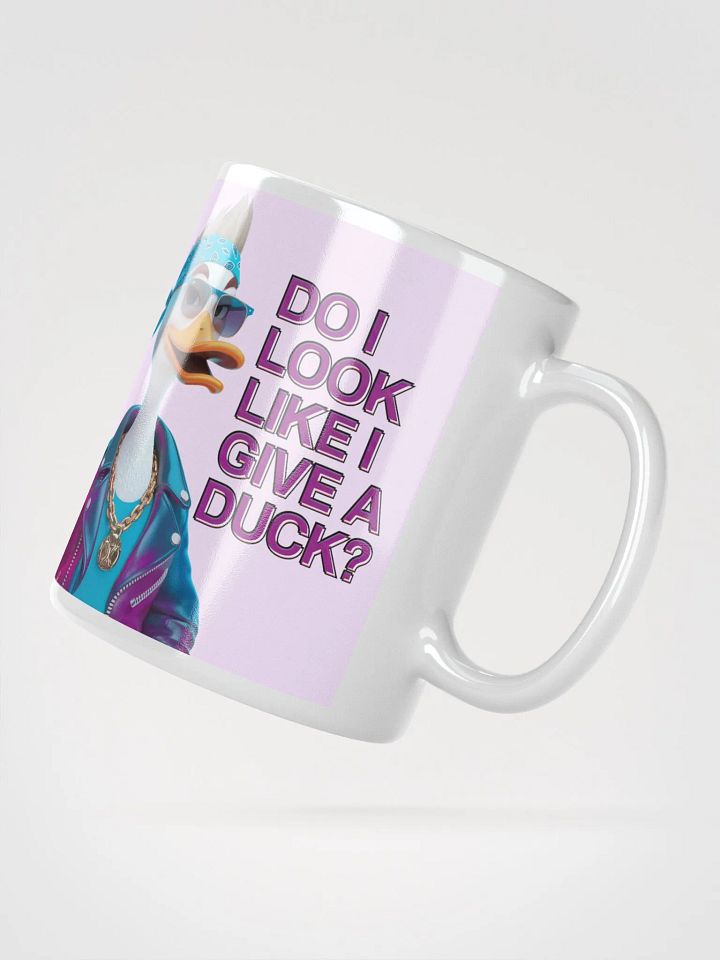 Duck Attitude #Statement Glossy Glossy Mug - White product image (2)