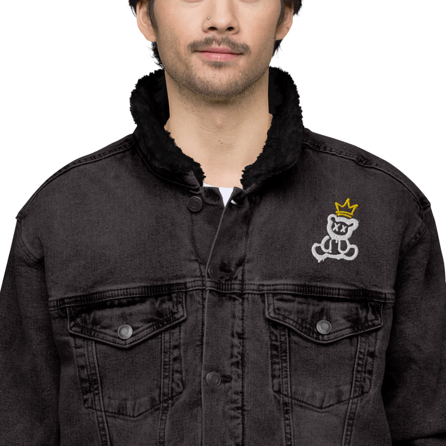 Deady Bear Denim Sherpa Jacket product image (1)