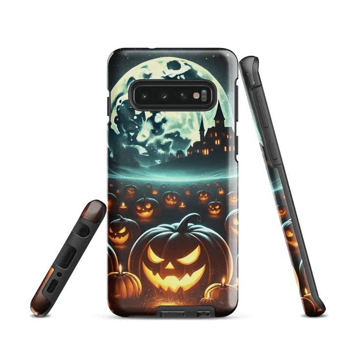 Haunted Pumpkin Patch Samsung Tough Case - Spooky Halloween Design product image (1)