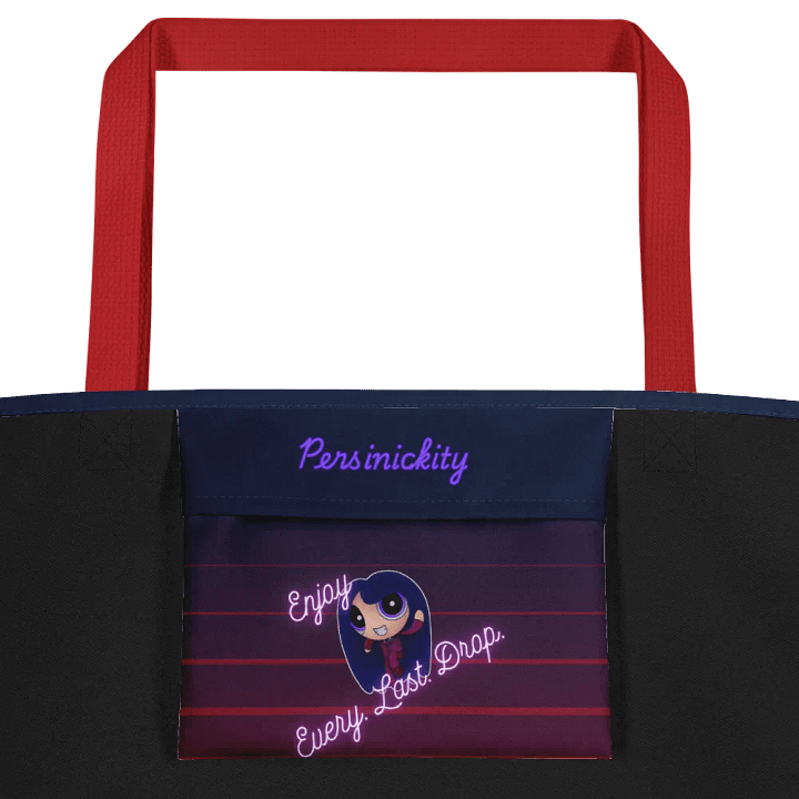 Pizza Love Tote Bag - Red/Blue product image (2)