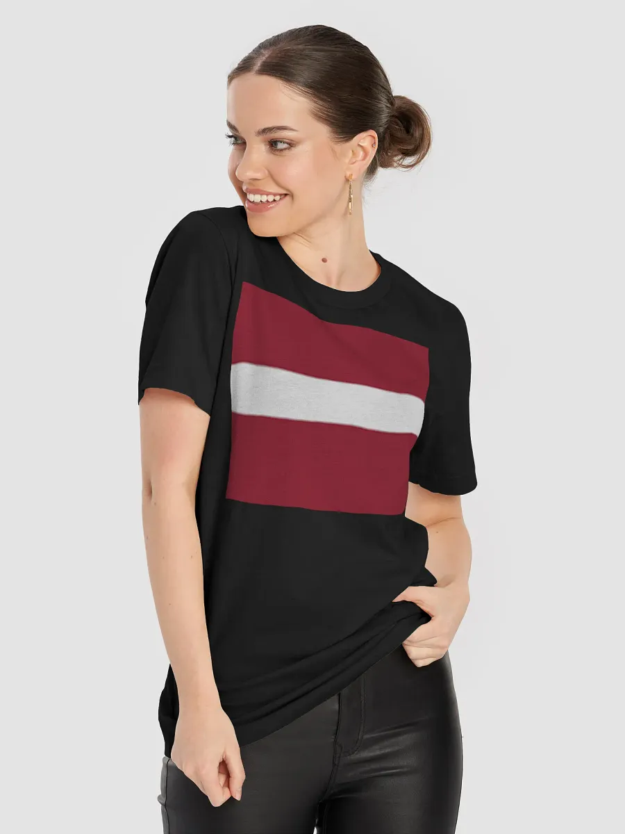 Exclusive Graphic Grove Supersoft Unisex Latvian Flag T-Shirt product image (9)