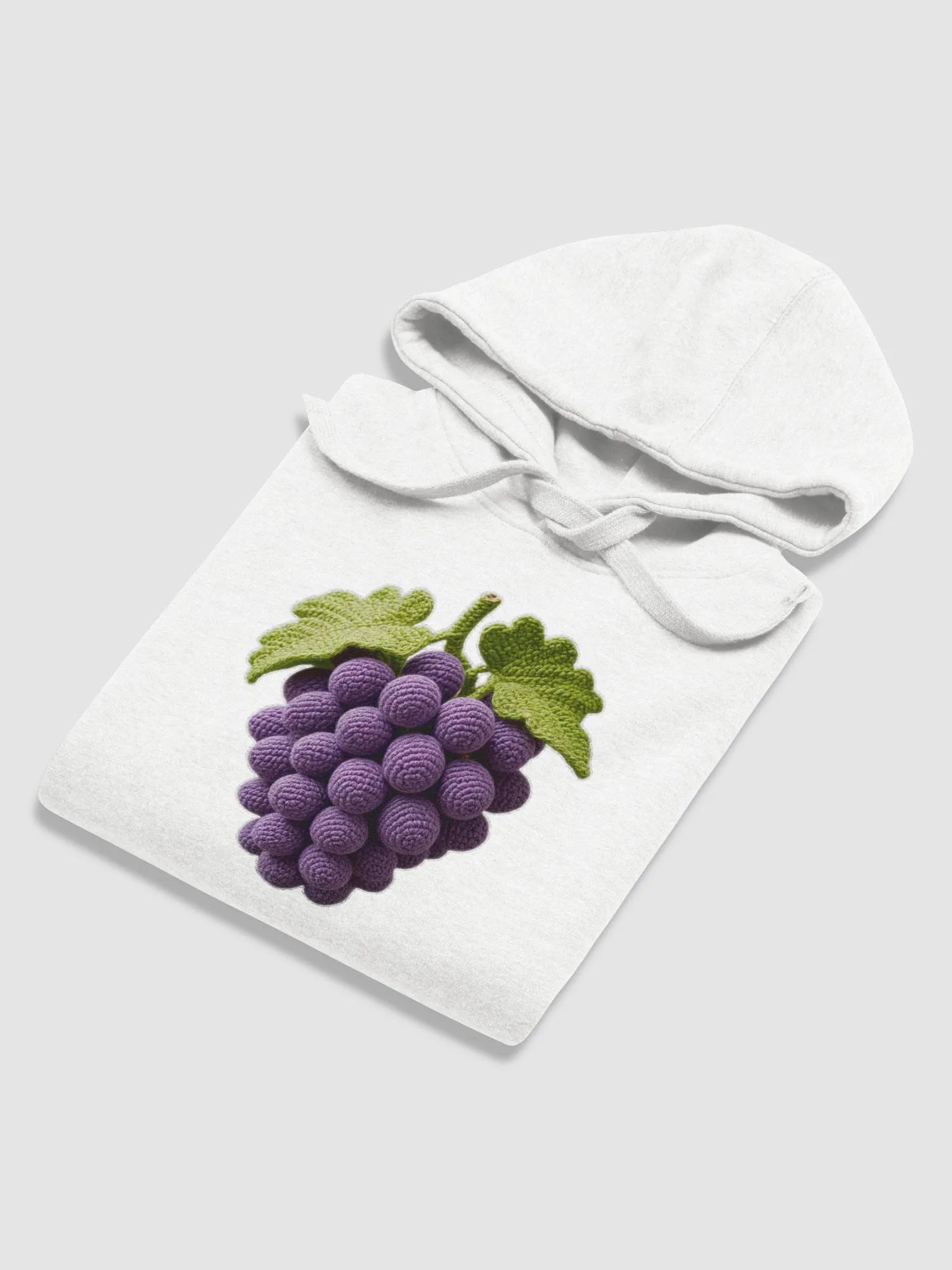 CozyAvocado Cotton Heritage Unisex Premium Hoodie Grape Slice #8 product image (6)