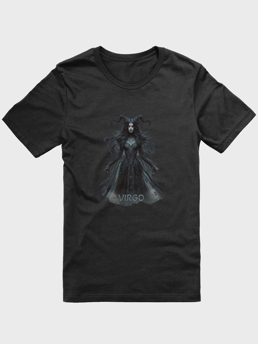 Demonic Zodiac T-Shirts| Virgo | Halloween Group Tshirt | Gothic Astrology Signs | Dark Horoscope Tees | Halloween Celestial Horror Clothing product image (1)