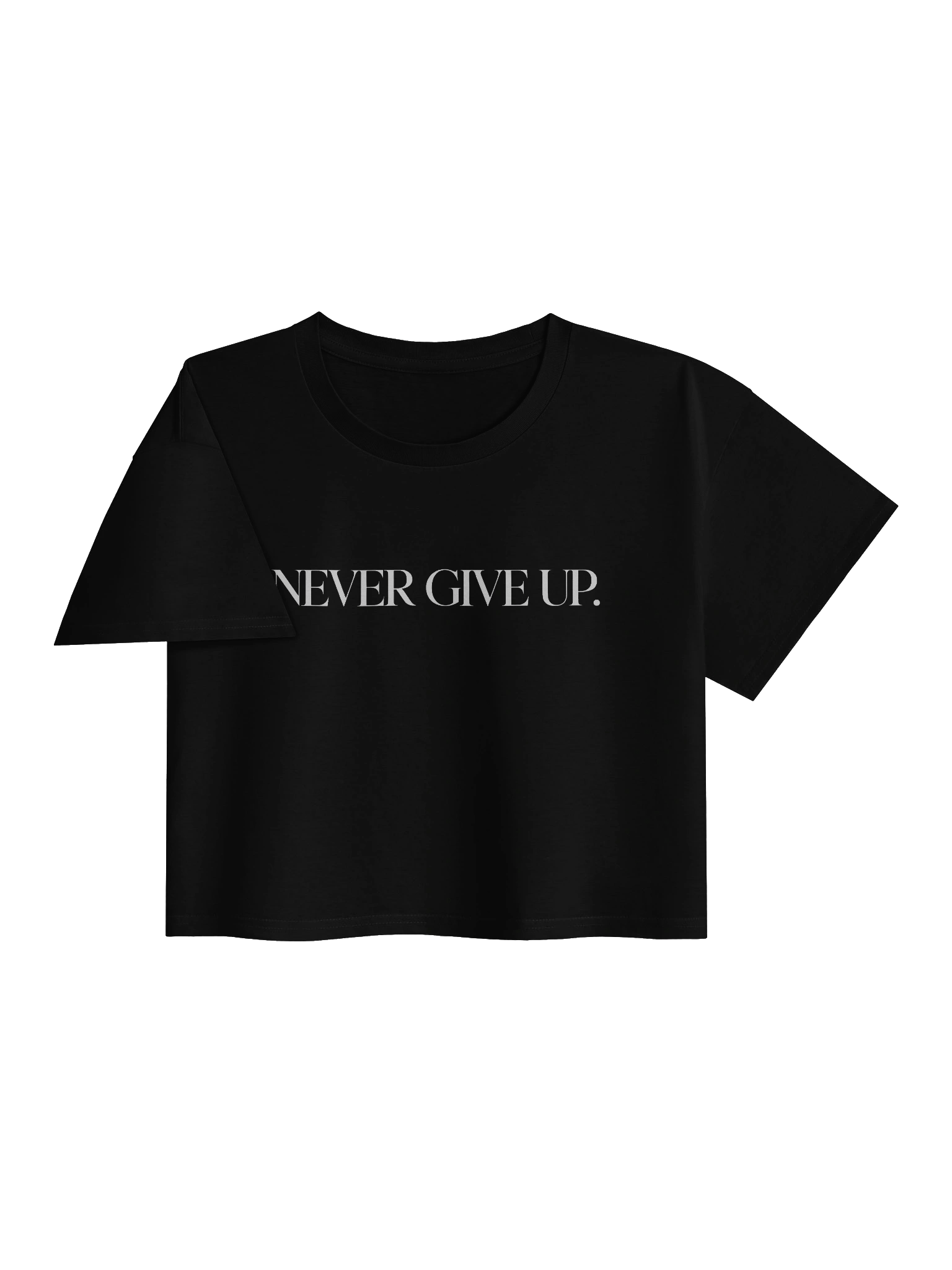 OMID “Never Give Up.” Crop Top – Strength in Style product image (3)