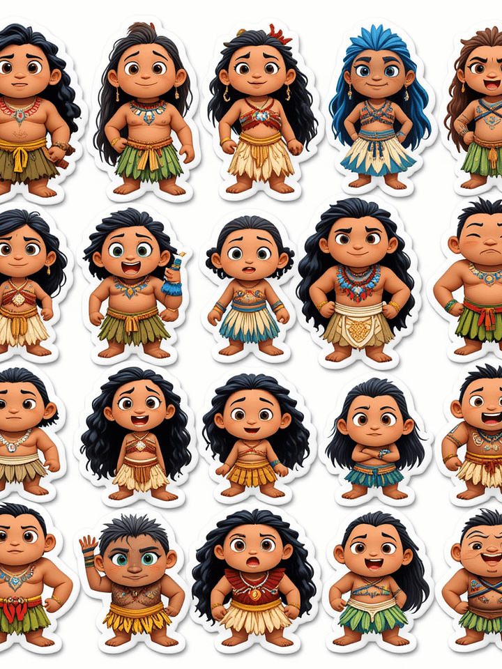 500+ STICKERS BUNDELE - MAORI STYLE product image (2)
