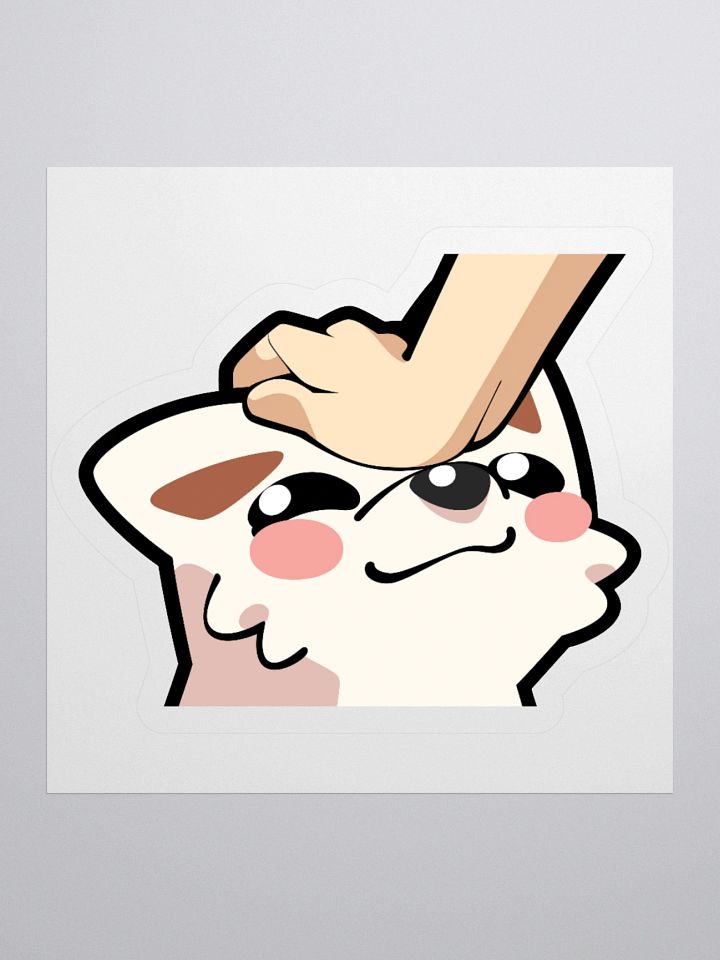 Pet the Dog Sticker product image (1)