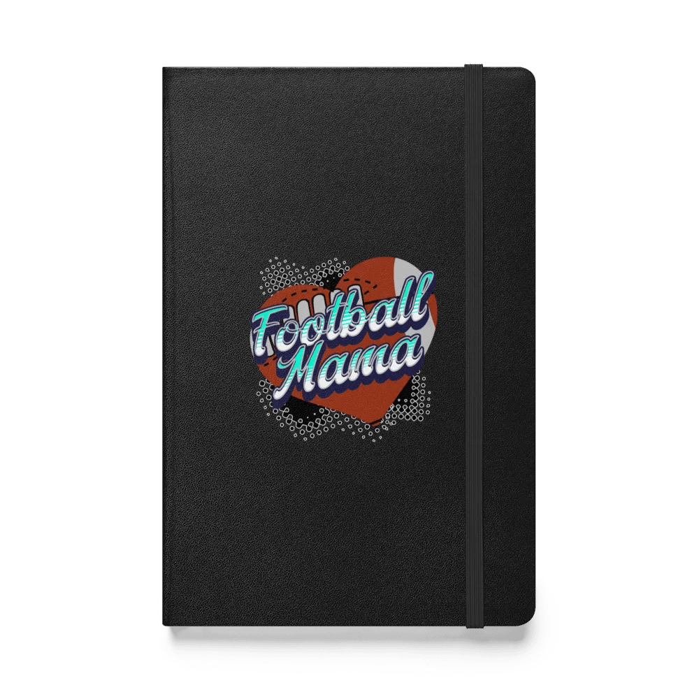 Mama Heart Football Hardcover Notebook product image (1)