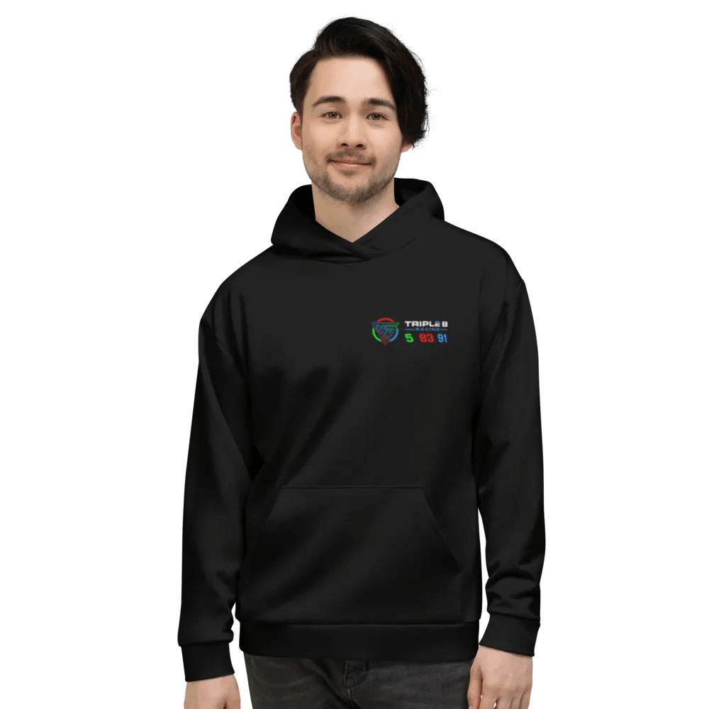 PRIZM Triple B Racing numbers hoodie (Black) product image (5)