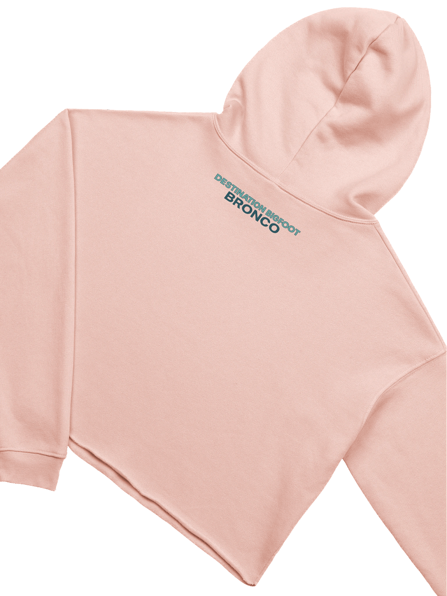 Destination Bigfoot Bronco Best Friend's Bella+Canvas Fleece Women's Crop Hoodie (Multiple Colors Available) product image (22)