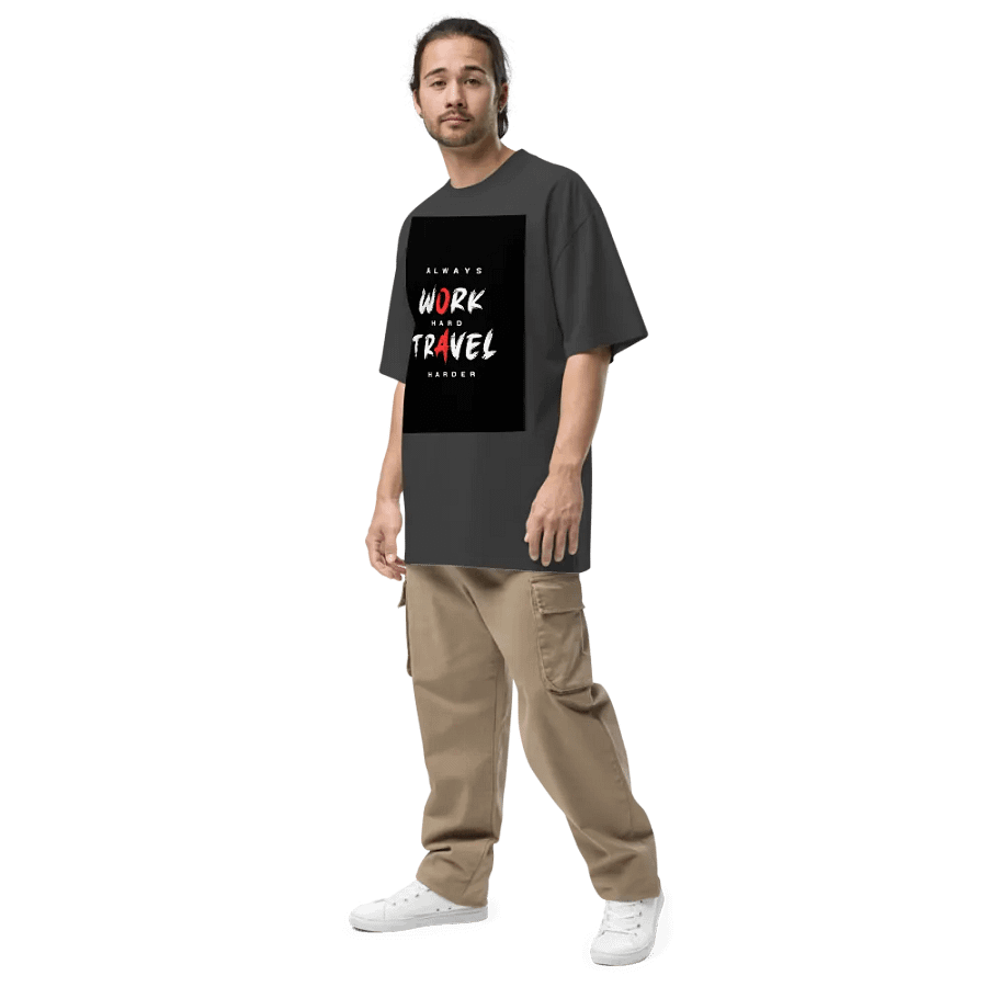 Work Hard Travel Harder Unisex Tshirt product image (5)