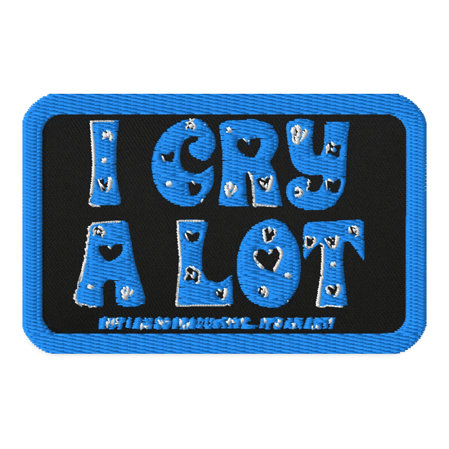 I Cry A Lot - Patch product image (1)