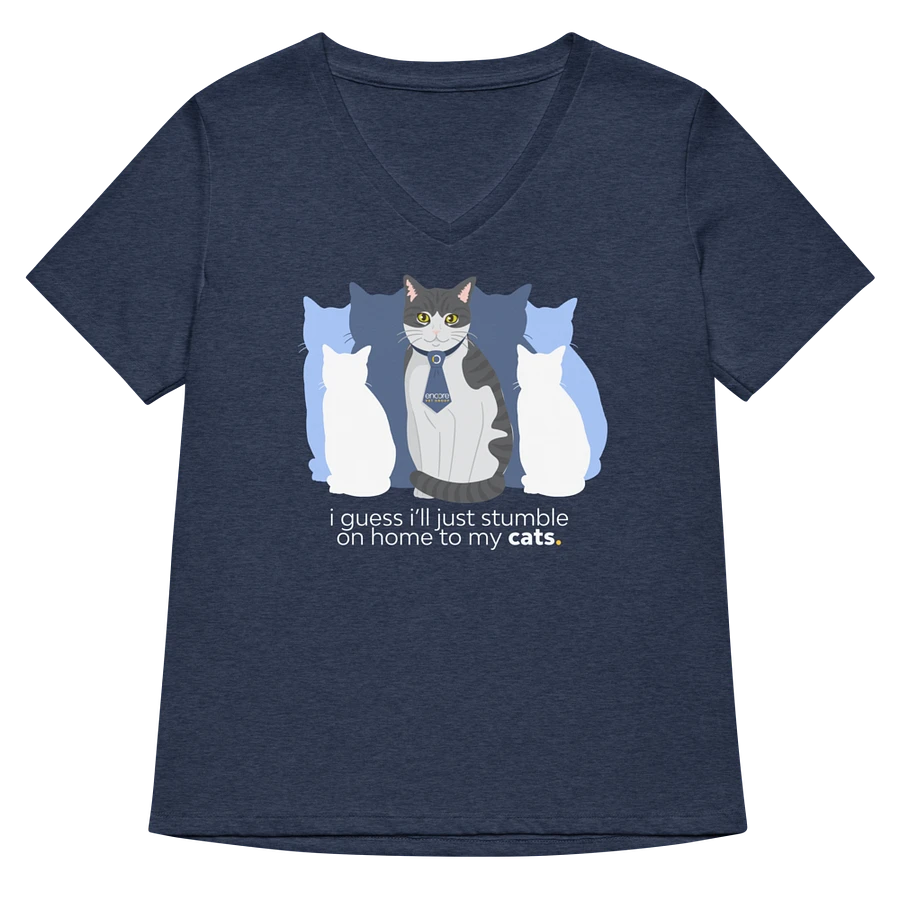 Encore Stumble Home to My Cats Women's Bella+Canvas T-Shirt product image (5)