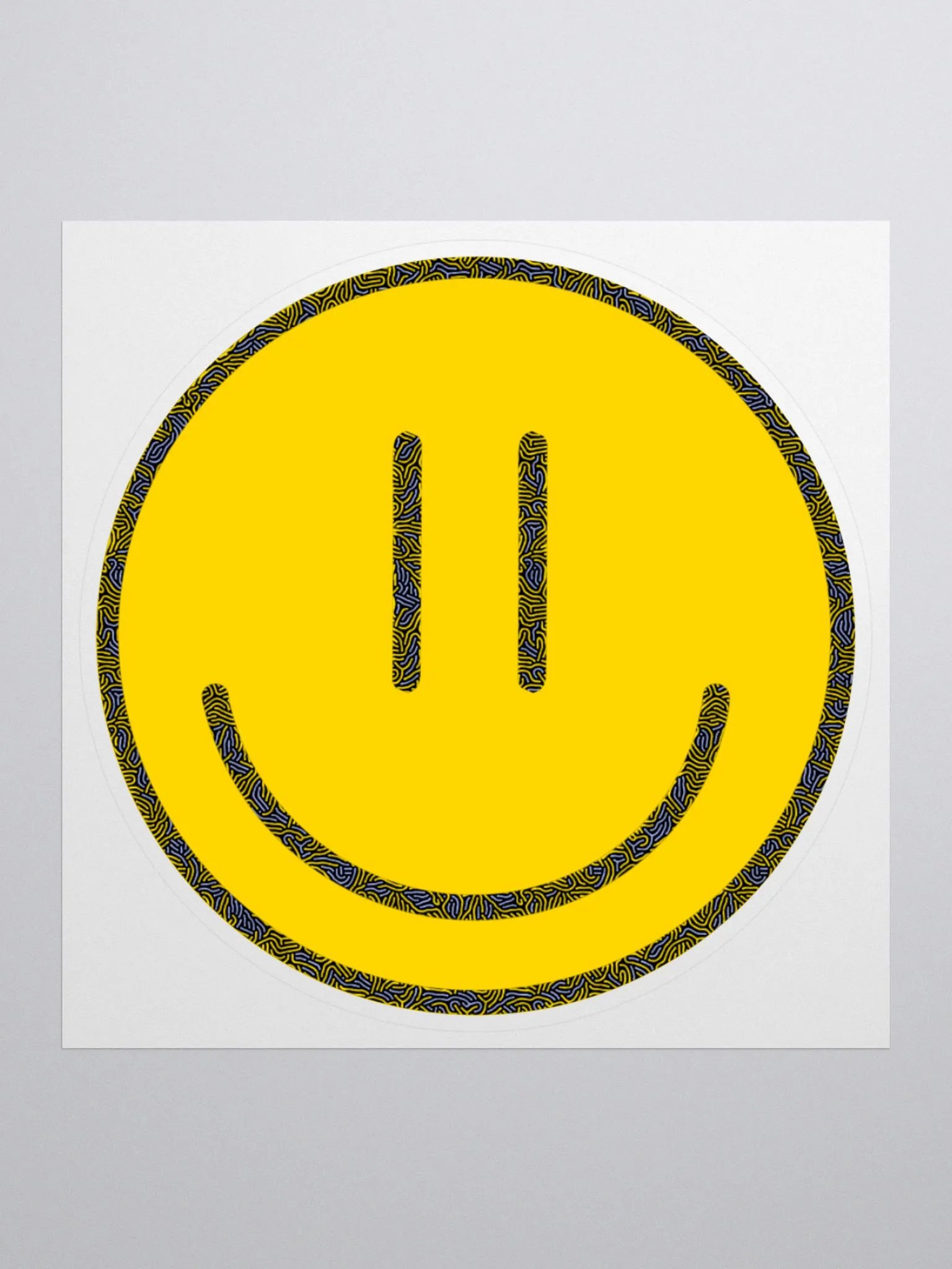 Smileyprint Face Sticker - Yellow product image (1)