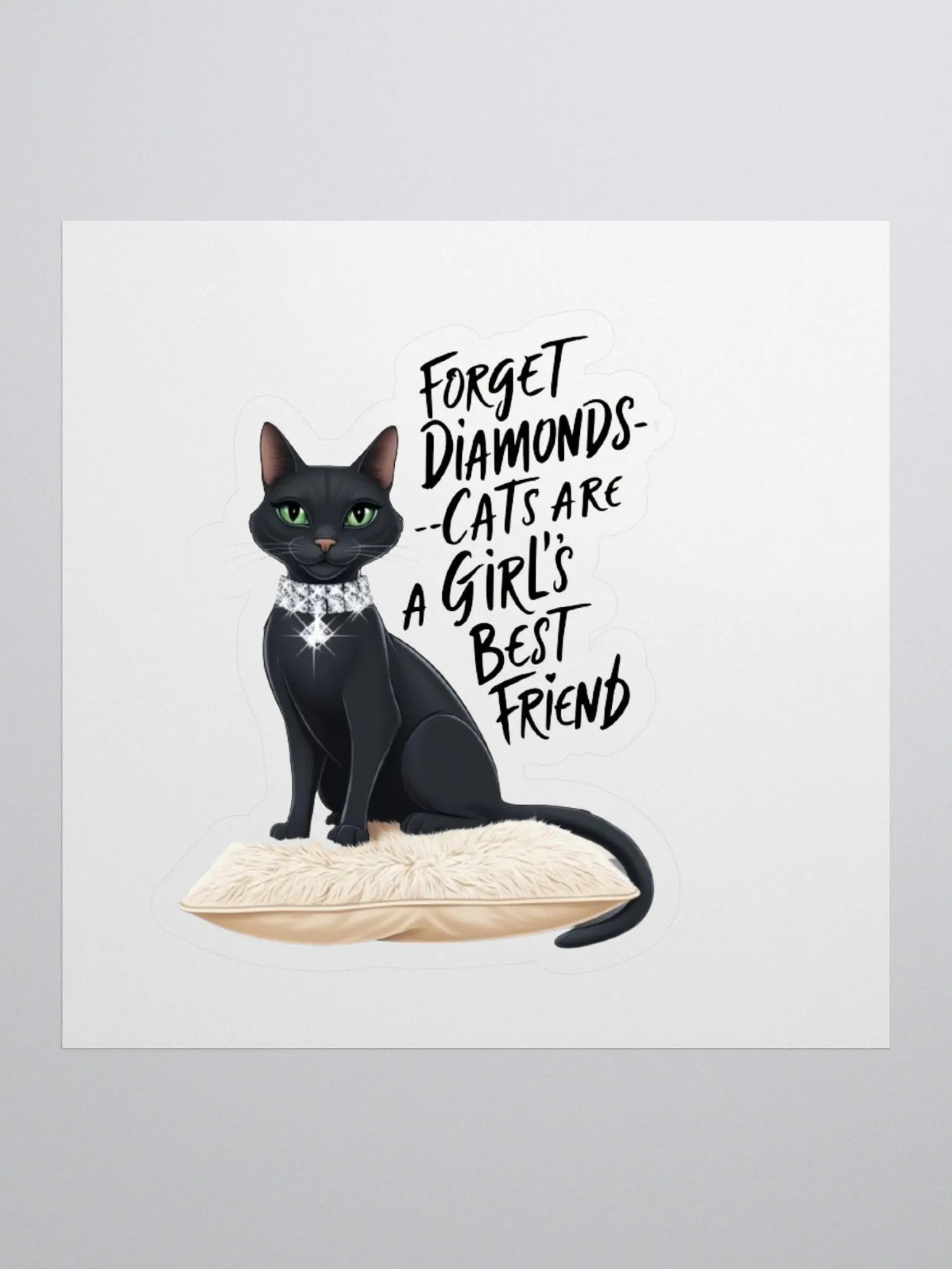 Purr-fectly Sparkling Cat Stickers product image (1)