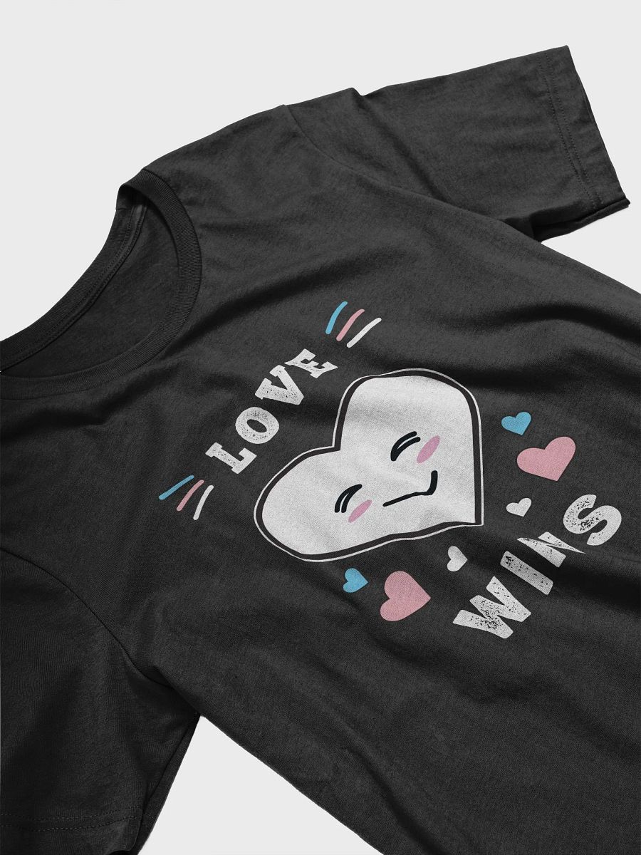 Heart Face Love Wins LGBTQ Transgender Pride T-Shirt product image (3)