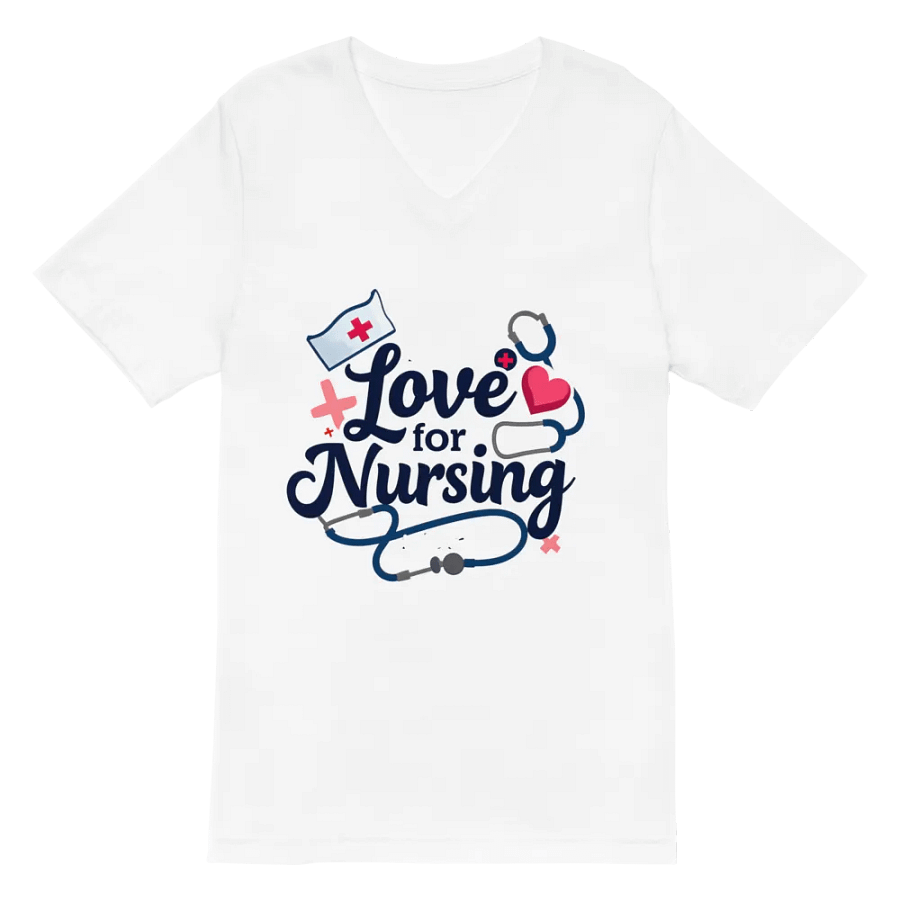 Nurse's Love V-Neck Tee product image (2)