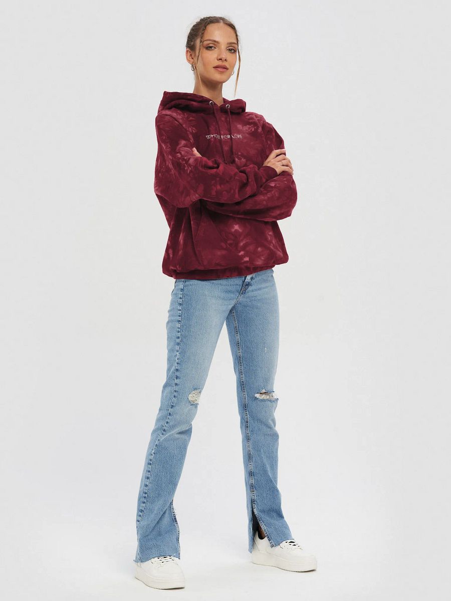 Whore for Lore Embroidered Tie-Dye Hoodie product image (22)