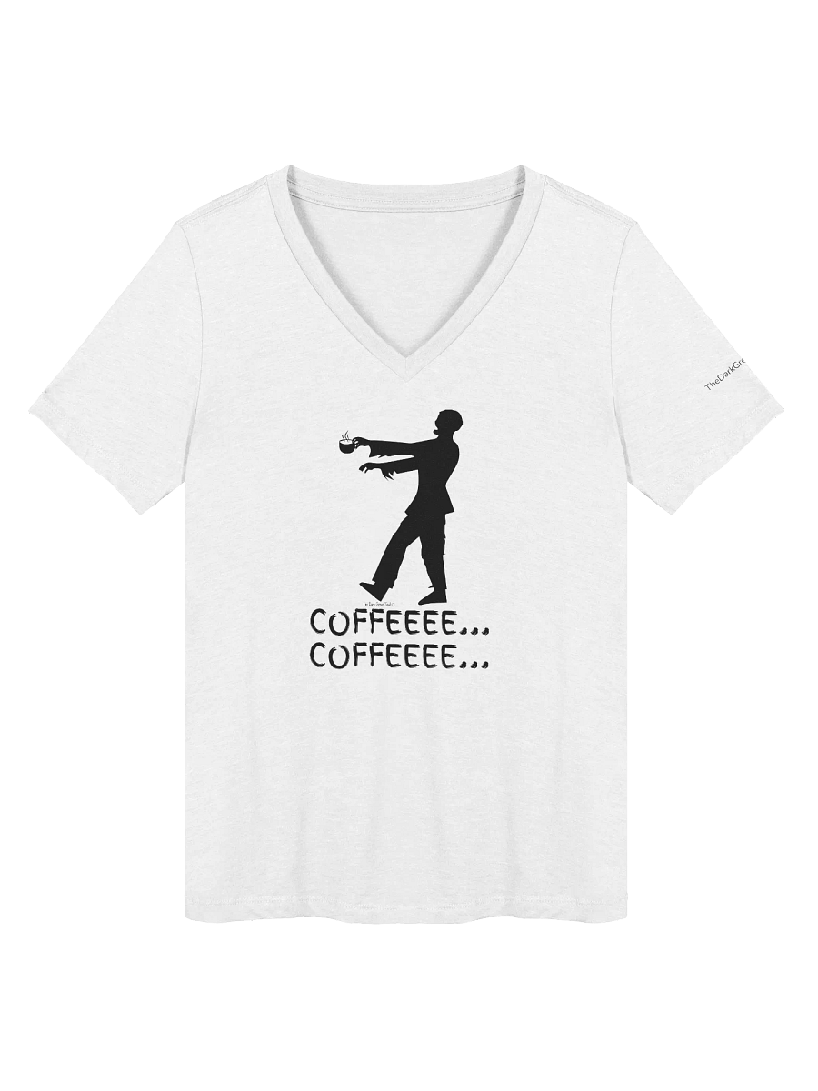 Coffee Zombie Black - Women's V-Neck Tee product image (5)