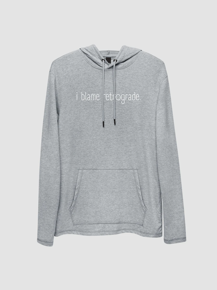 I Blame Retrograde Lightweight Embroidered Hoodie product image (1)