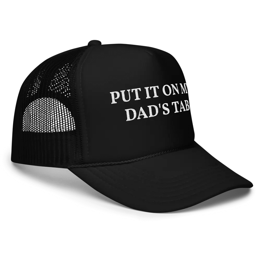 Put it on my Dad's Tab - Embroidered Trucker Hat Cap product image (5)