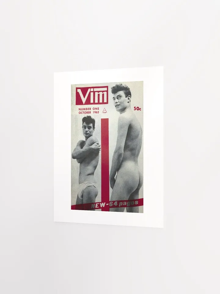 VIM Magazine Cover (Number One - October 1963) - Print product image (2)