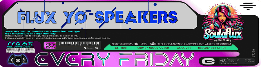 Flux Yo Speakers Sticker product image (1)