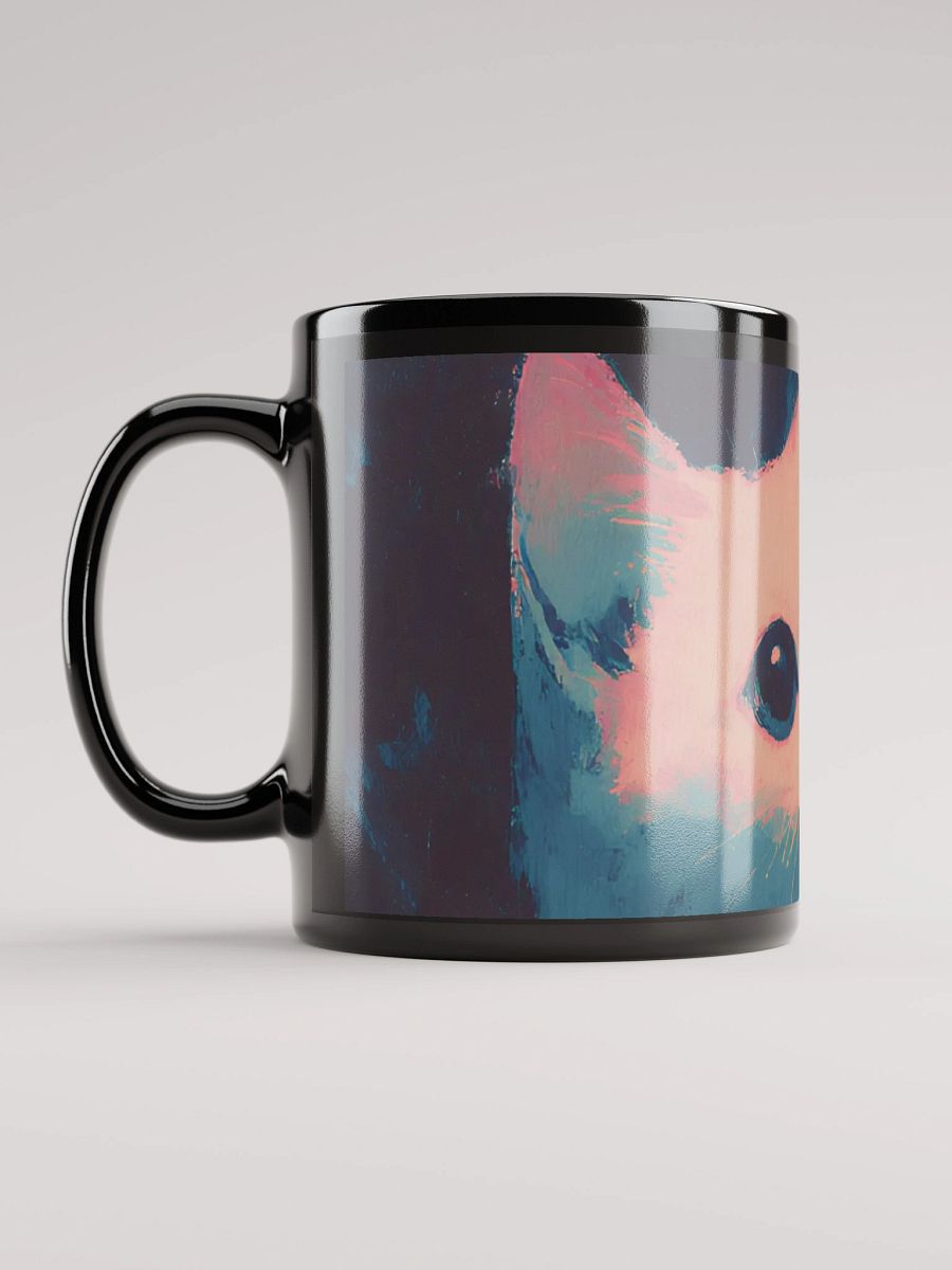 Enigmatic Eyes Black Glossy Mug product image (3)