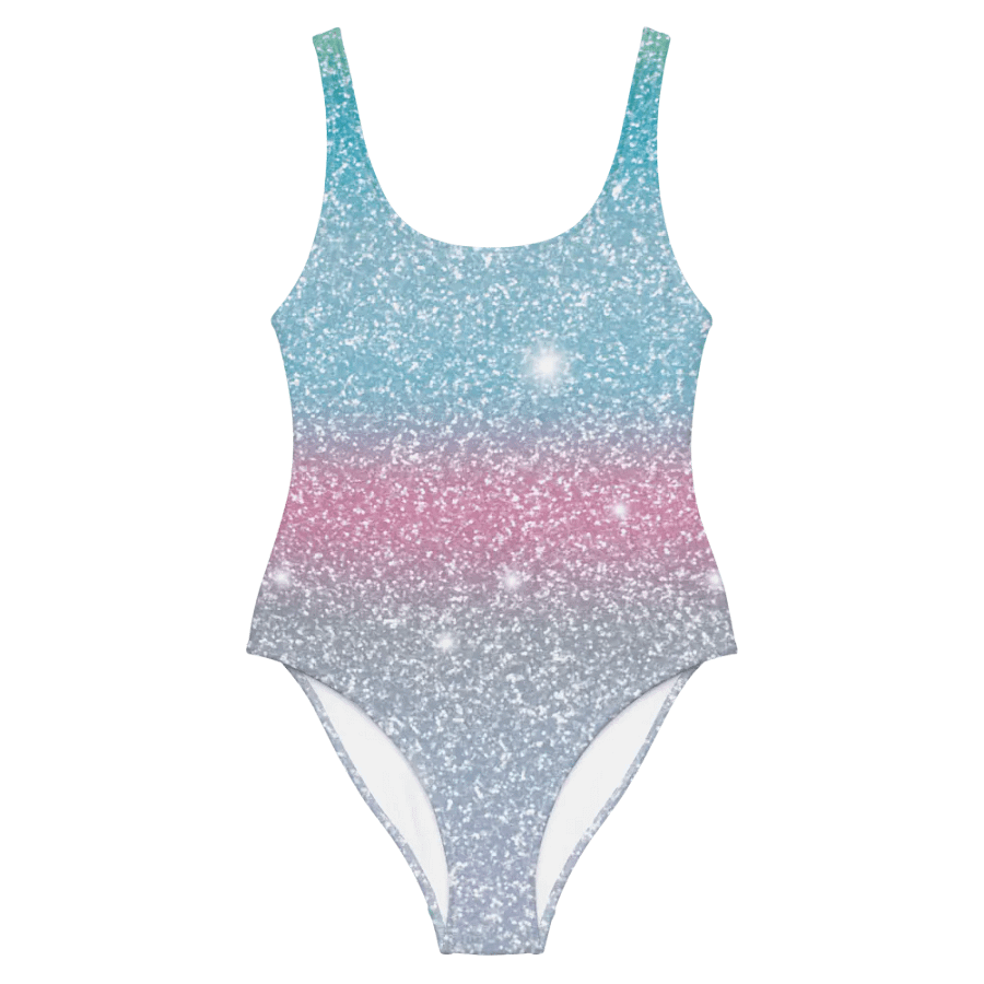 Glitter Unicorn Texture Design One Piece Swimsuit (4) product image (5)