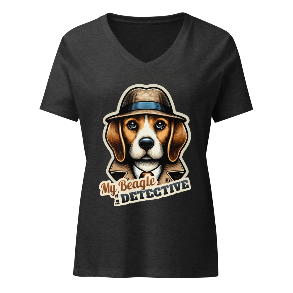 Beagle Detective - V-neck product image (1)