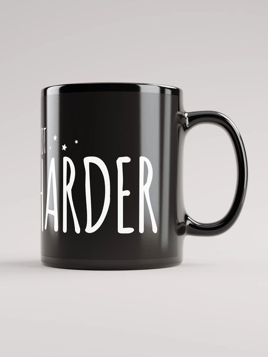 Stream Smarter Not Harder Mug Black product image (6)