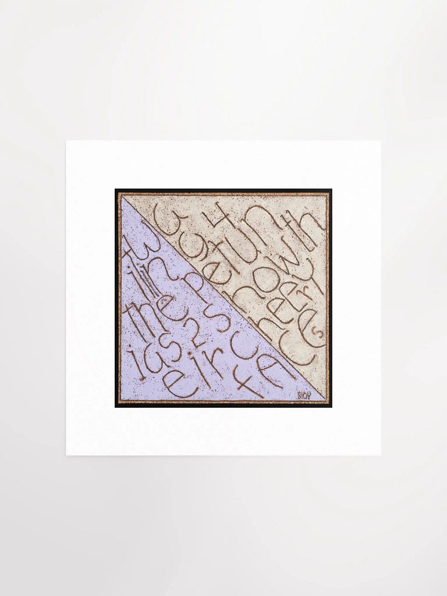 waiting for the petunias Print product image (2)