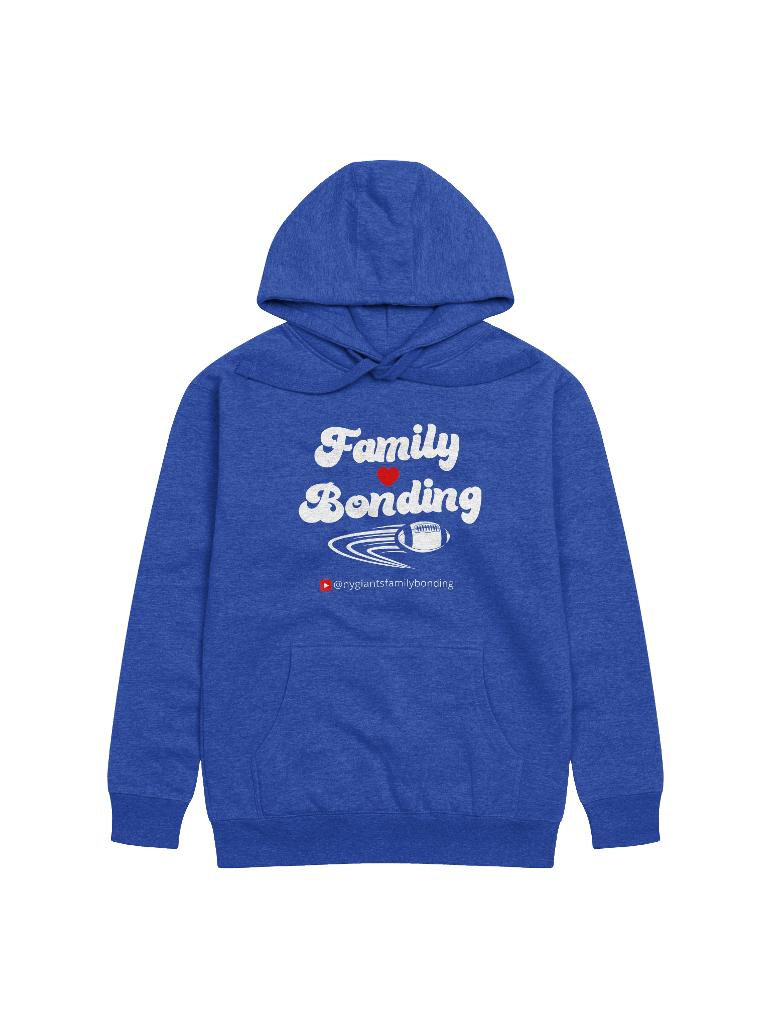 Family Bonding Official Heart Football Premium Hoodie product image (1)