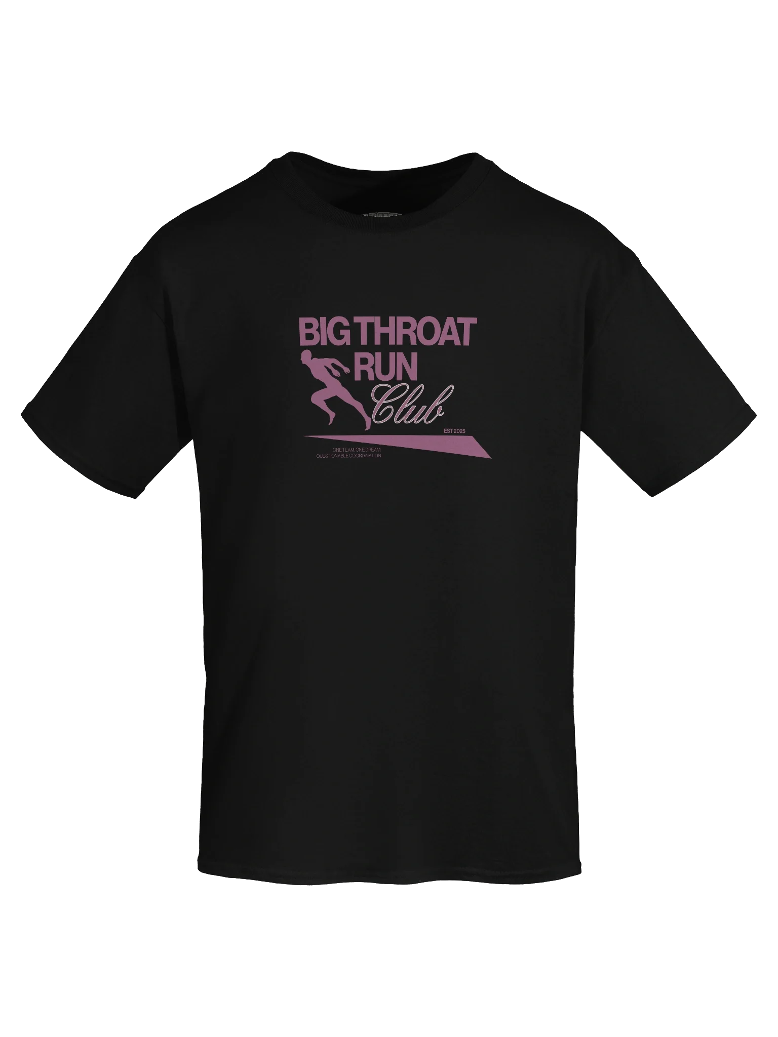 Big Throat Run Club (Black Tee) product image (7)