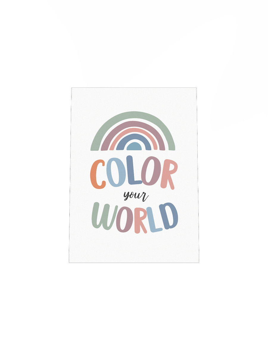 Color Your World Wall Art Poster product image (5)