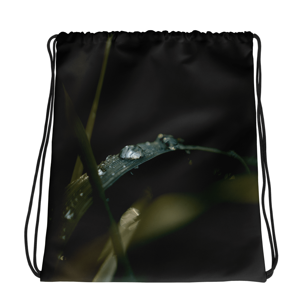 Rucksackbeutel mit Kordelzug - Tautropfen auf Blatt product image (1)