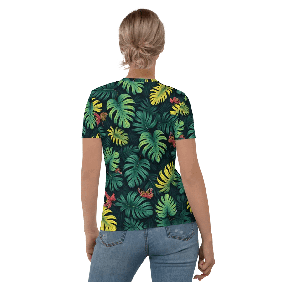Tropical Jungle Dreams Women's Crew Neck Tee product image (4)