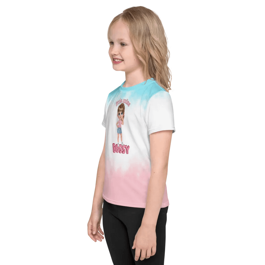 Little Miss Bossy All-Over Print Kid's T-Shirt product image (4)
