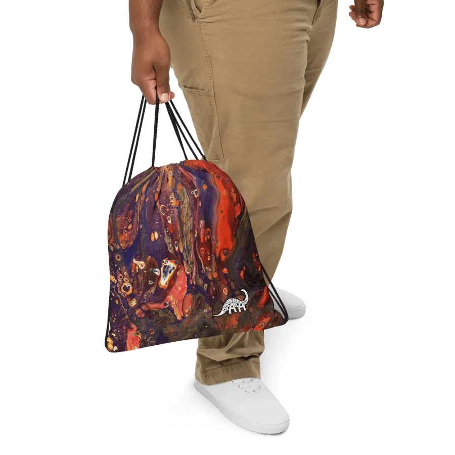 Hyperspace Fluid Acrylic Drawstring Bag product image (4)
