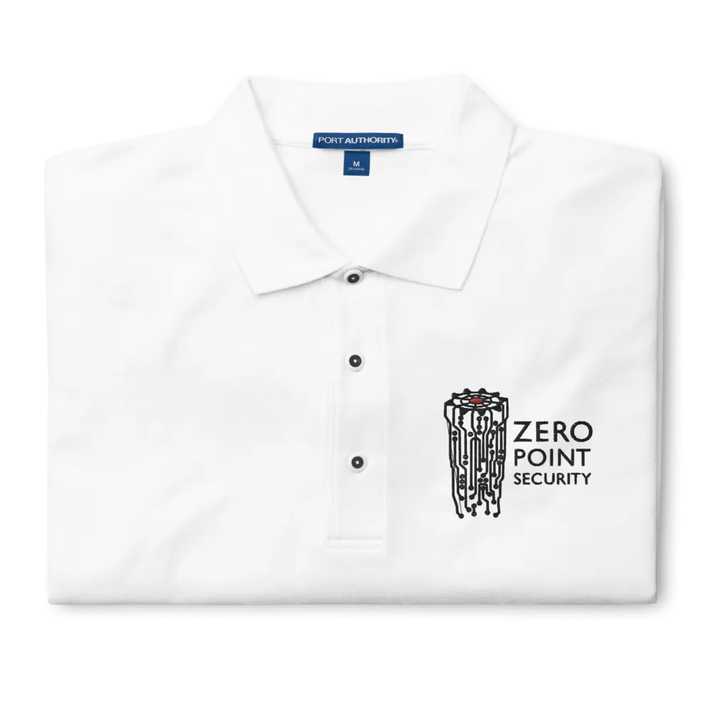 Zero-Point Polo Shirt (White) product image (8)