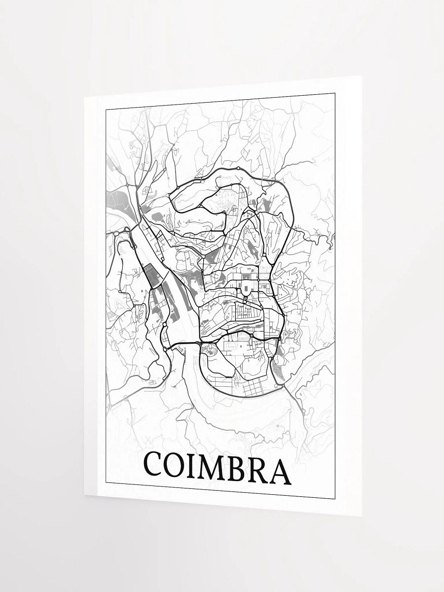 Coimbra, Portugal, city map print product image (7)