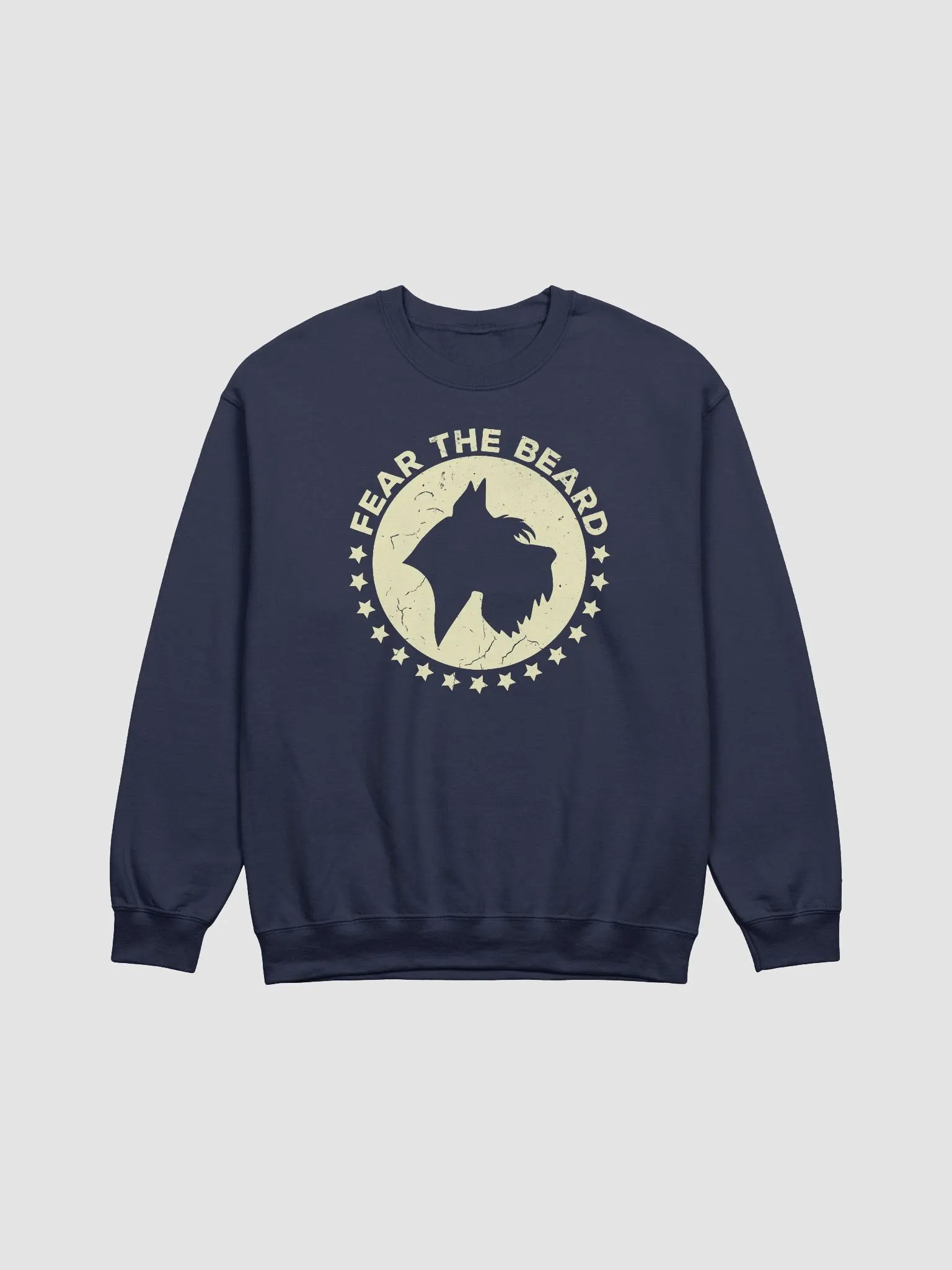 Fear the Beard Schnauzer(Off-White) Sweatshirt | Funny Sweatshirt for Schnauzer Paw-rents product image (13)
