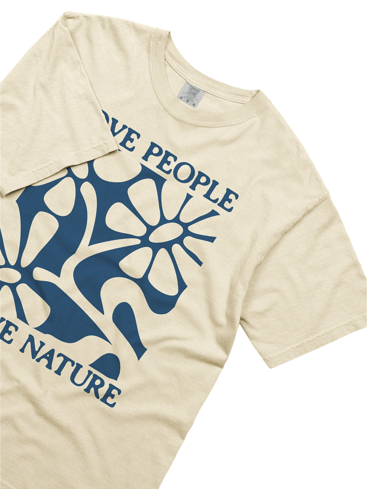 Love People Love Nature Relaxed Fit Unisex T-Shirt product image (2)