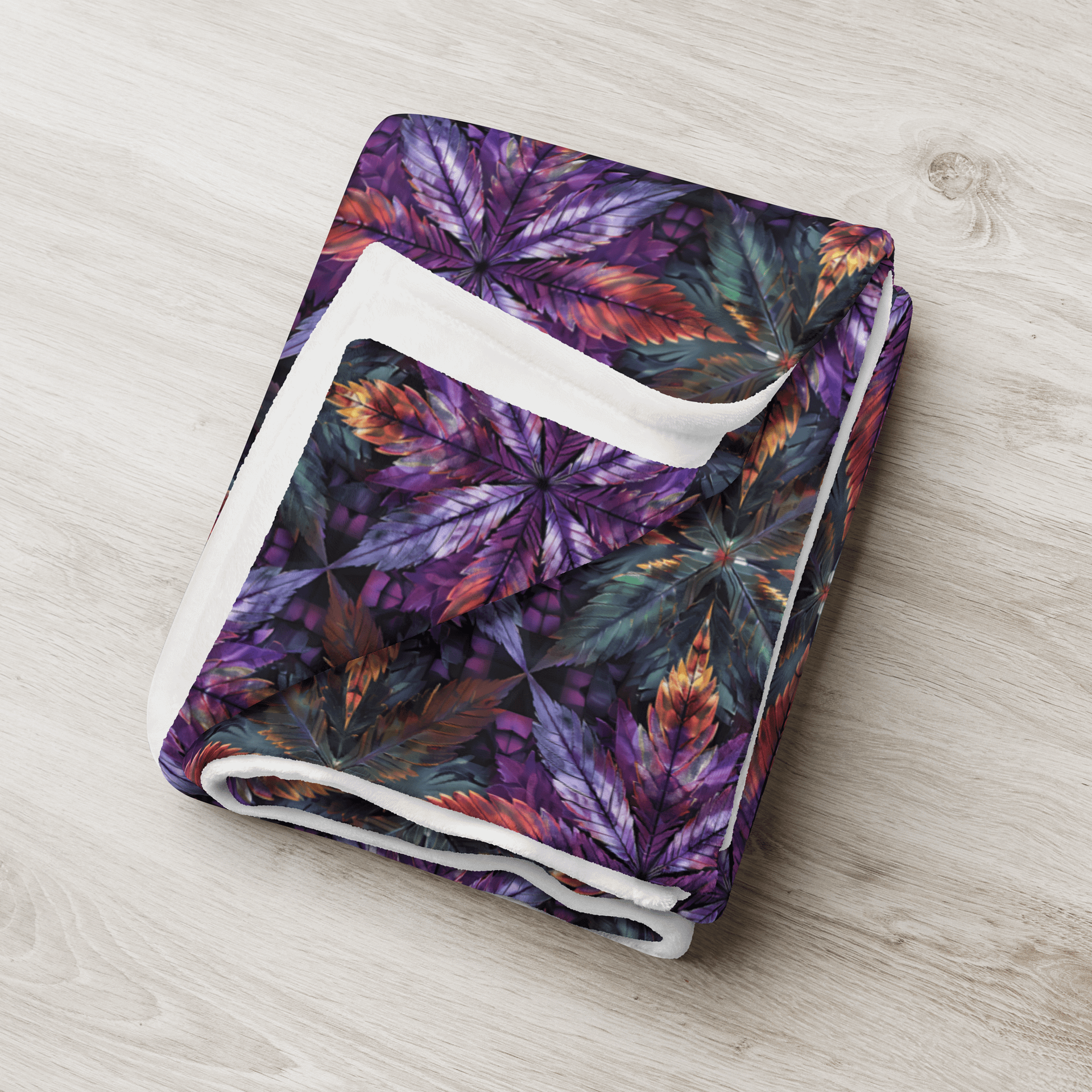 Cannabis - Galactic Ganja – Design | Throw Blanket - 3 Sizes Available product image (3)