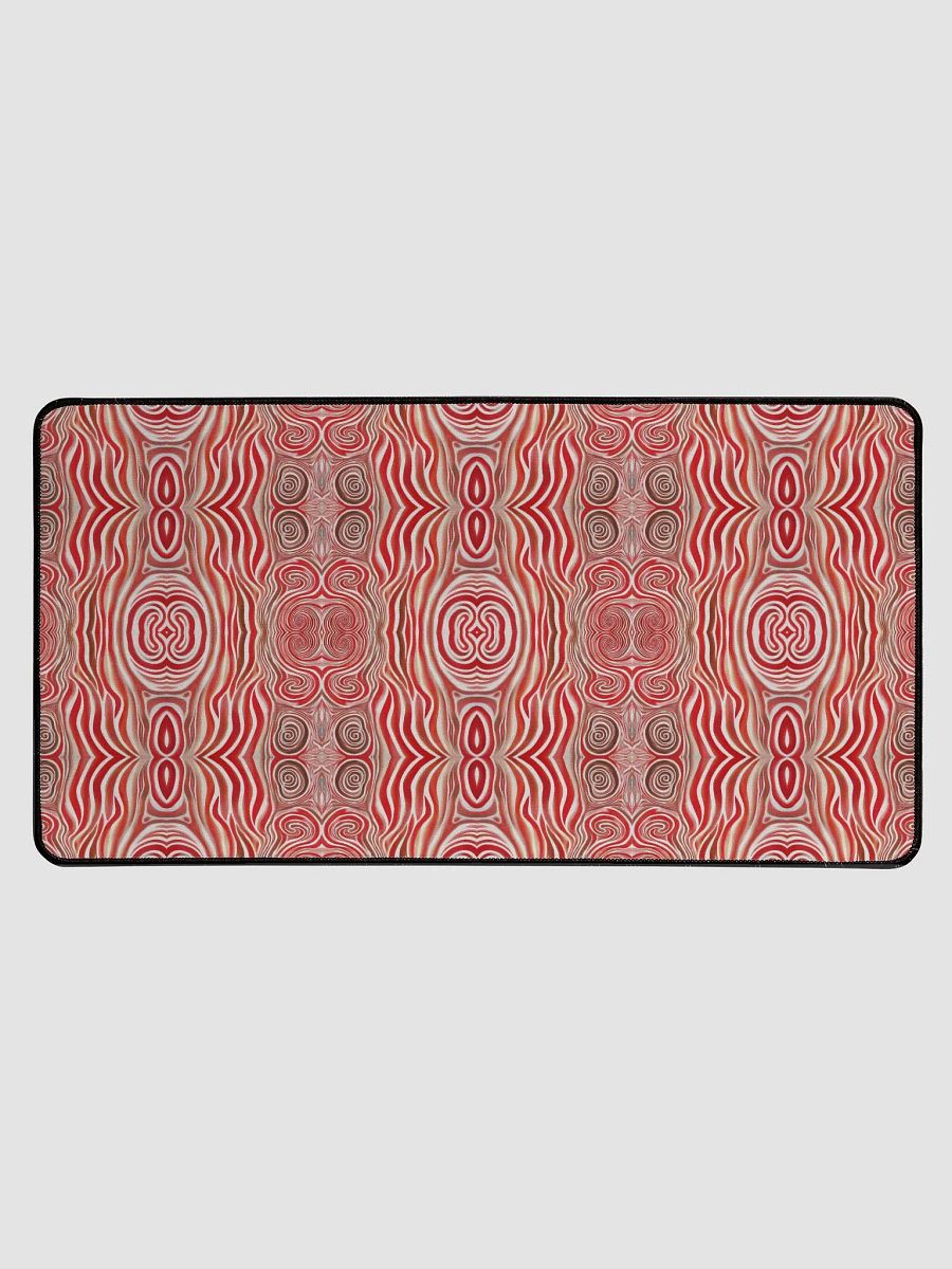 Funky Red Liquid Explosion Tie-Dye Desk Mat product image (2)
