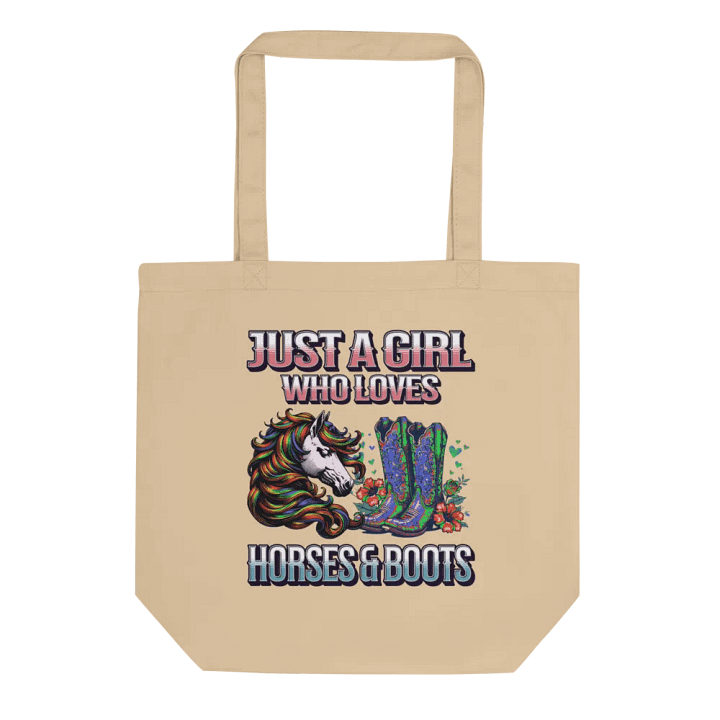Just a Girl Who Loves Horses And Boots Tote Bag product image (1)