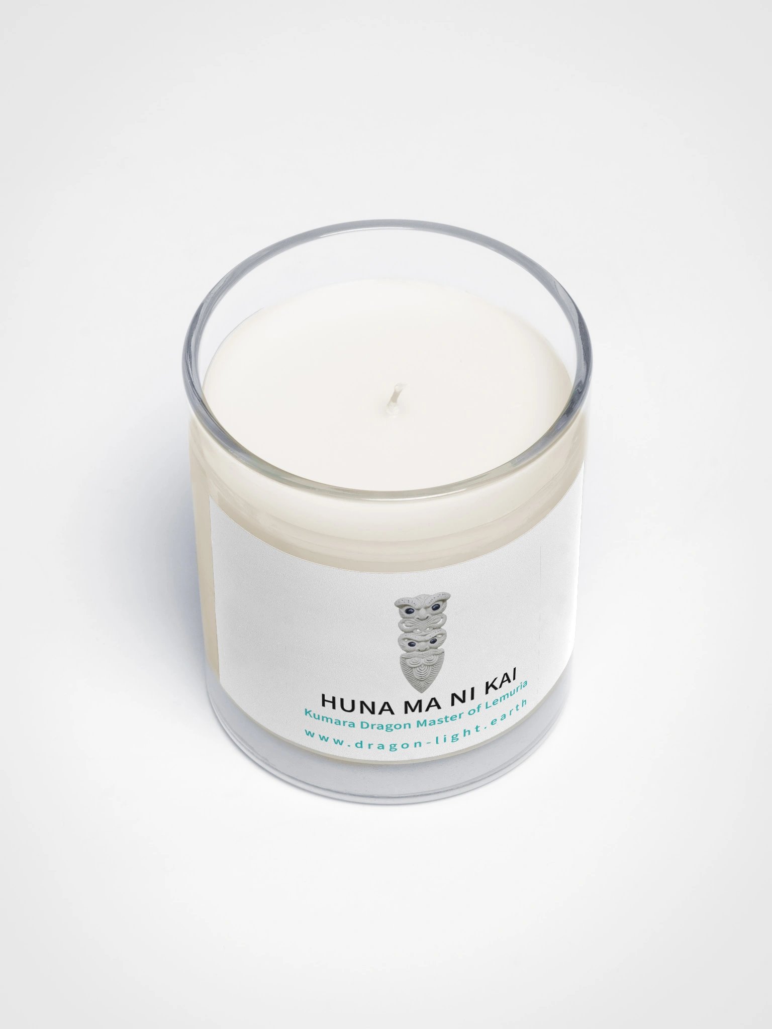 Soy Wax Candle in Clear Glass Jar product image (3)