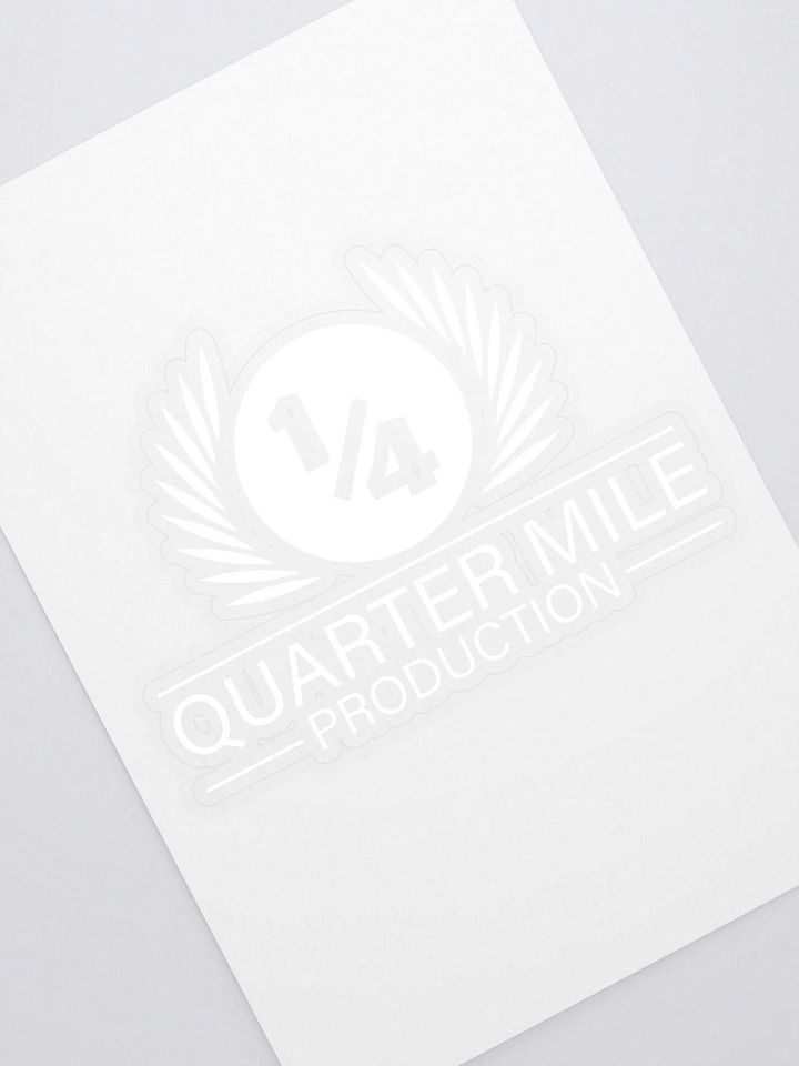 1/4 Mile Productions Window Decal product image (1)