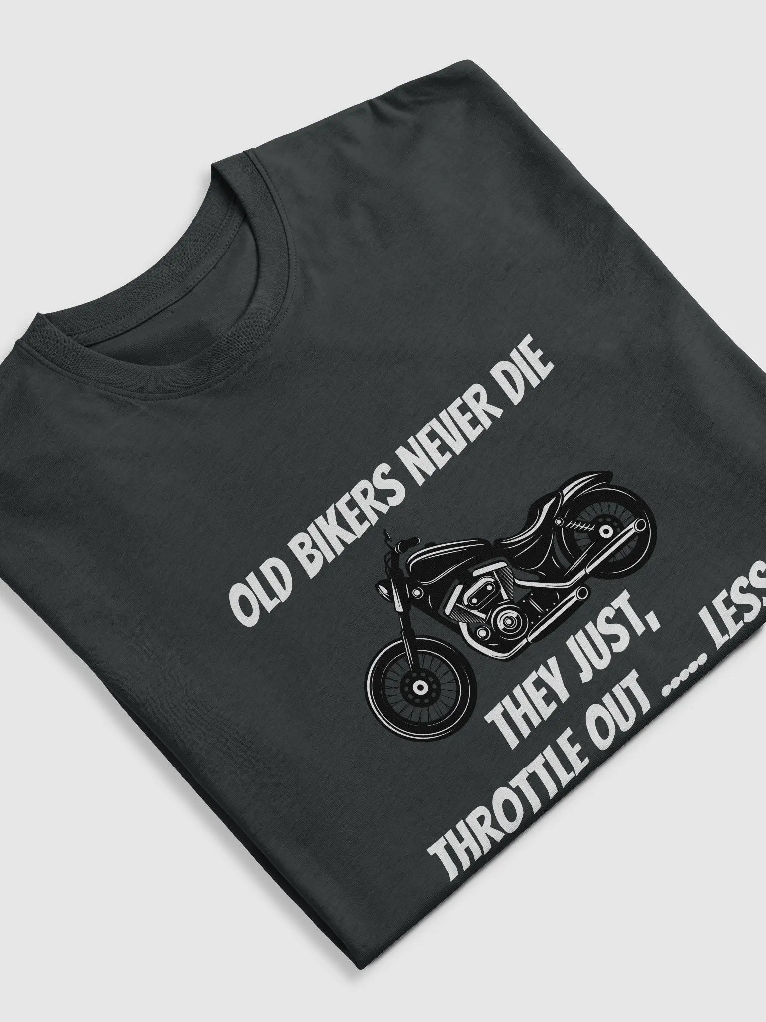 Sleek Monochrome Motorcycle Tee product image (5)