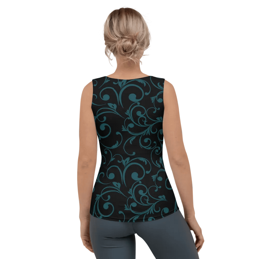 Dark Teal Twirl Top product image (4)